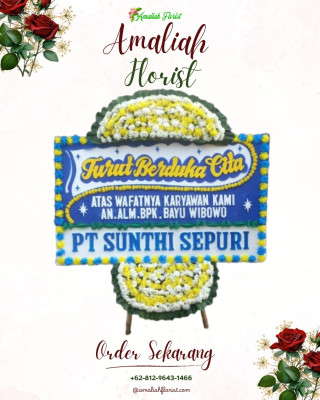 Papan Bunga Duka di Kuta Raja
