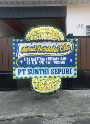 Papan Bunga Duka di Kuta Raja
